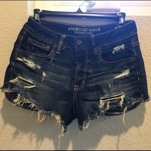 American Eagle Outfitters High-rise denim shorts